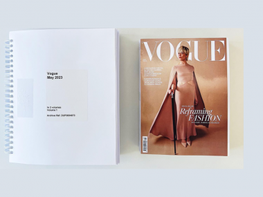 превью публикации Британский Vogue выпустил номер, напечатанный шрифтом Брайля